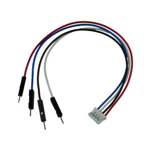 (image for) I2C Cable 4-pin 2mm Female to 1-pin 2.54mm Male 4-wire 15cm