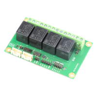 (image for) 4-Relay (Coil:12V) 4-I/O PCA9554C I2C-Bus
