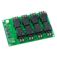 (image for) 8-Relay (Coil:12V, 30A) PCF8574 I2C-Bus DIN-Rail Mountable