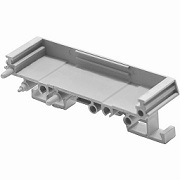 (image for) DIN Rail End Foot 72x21.25mm White