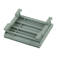 (image for) Enclosure DIN Rail with Foot 3pcs 72x90mm White