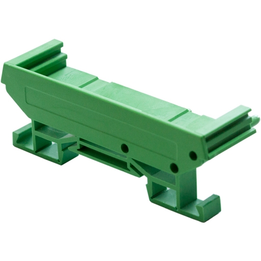 (image for) DIN Rail End Foot 72x21.25mm Green - Click Image to Close